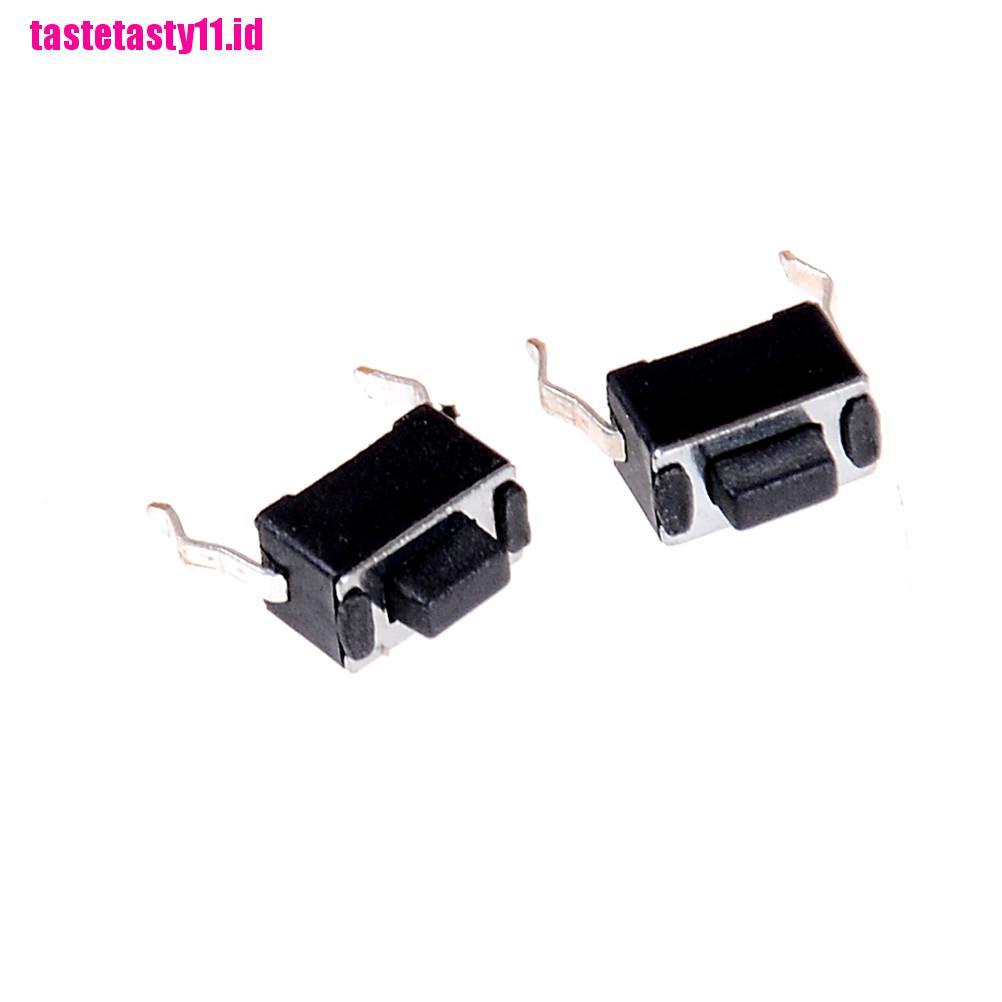 30x Tombol Tekan Momentary Tactile 2 Pin DIP Melalui Lubang