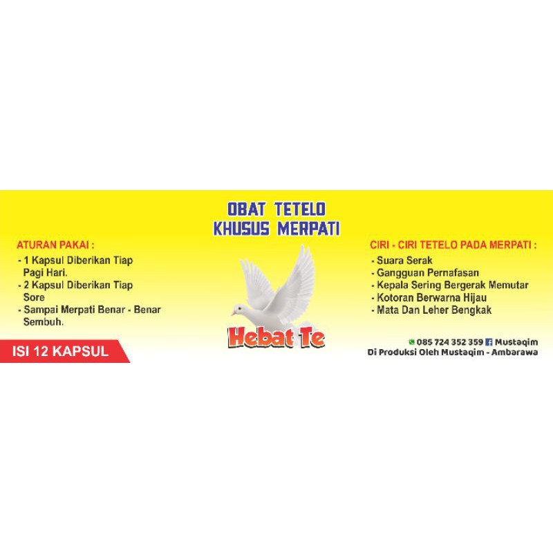Hebat Te Obat tetelo merpati