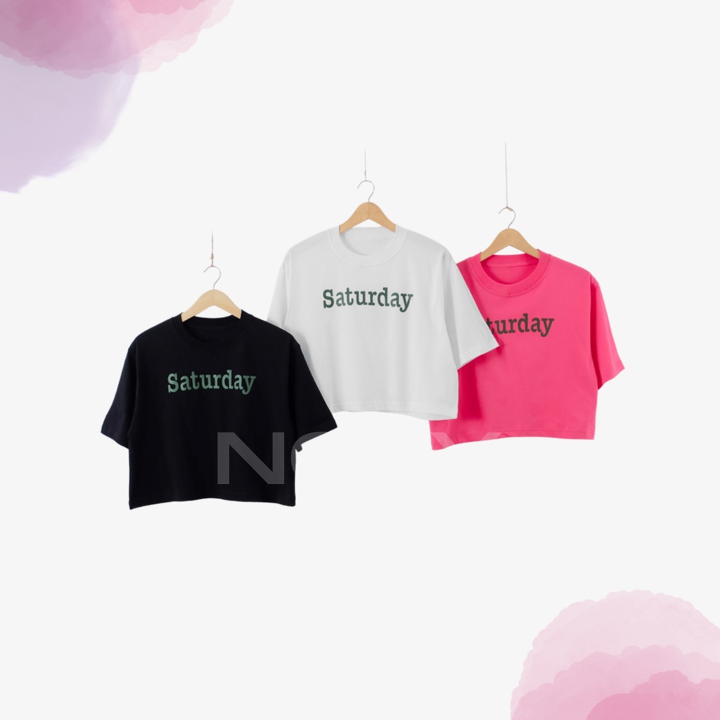 NCDY Crop Top Basic Over Size - SATURDAY