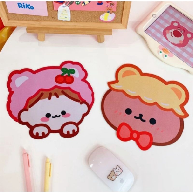 Korean Kawaii MousePad Karakter kartun cute. Mousepad lucu