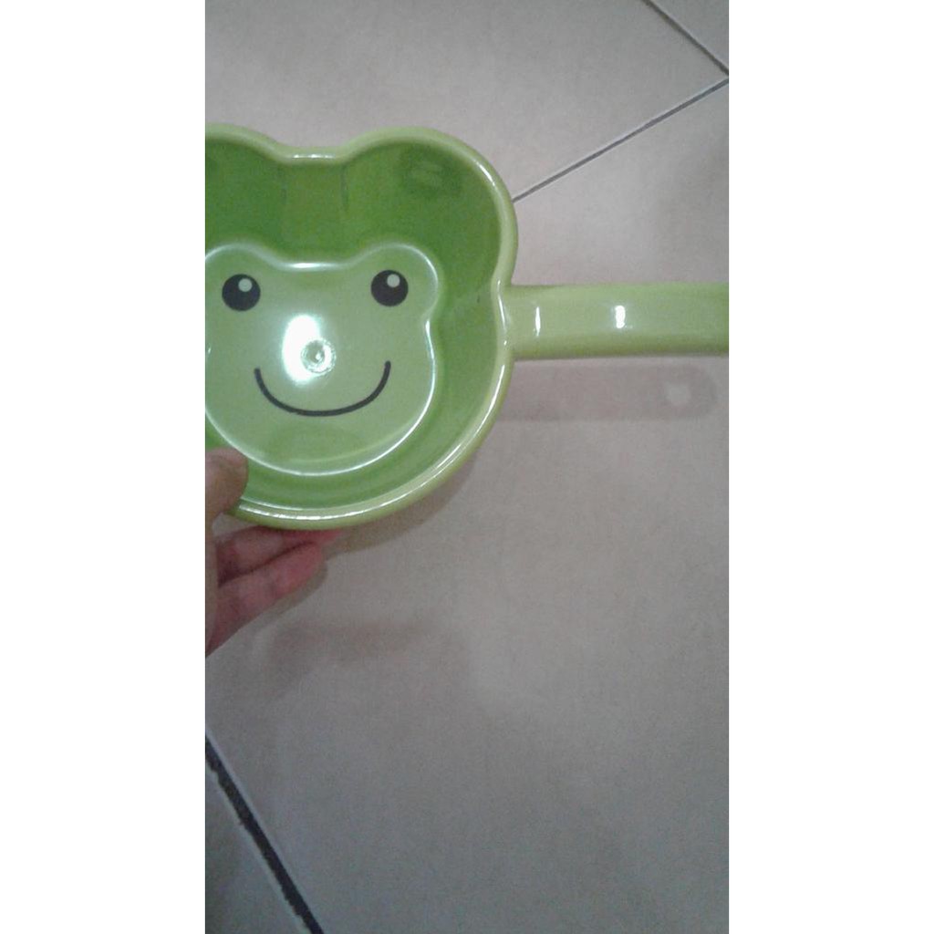 ❉ Gayung, centong, sendok mandi, hijau, plastik bak air ℮