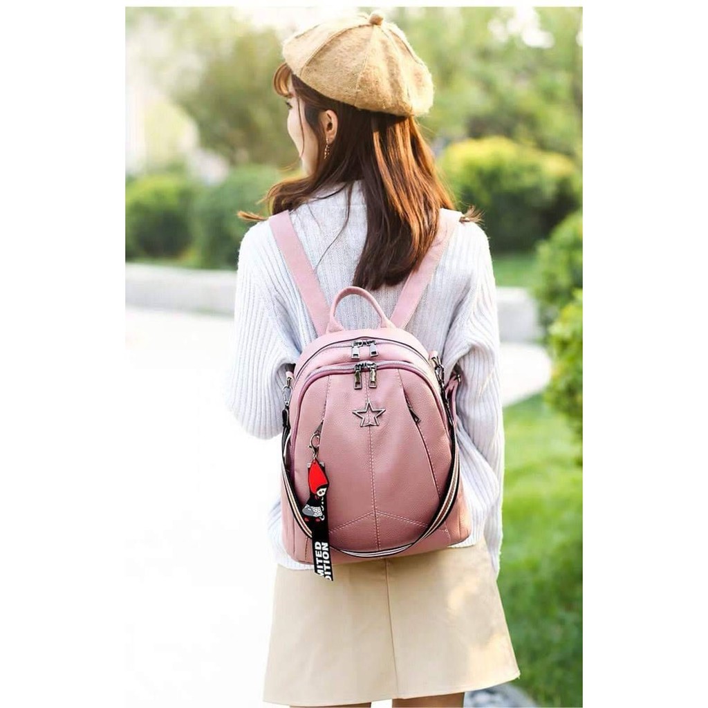 GT 1607 BQ 2222 GI 13474 RISCE TAS RANSEL MULTIFUNGSI IMPORT WANITA CEWEK B LT 1366 CR 7034 EL 934