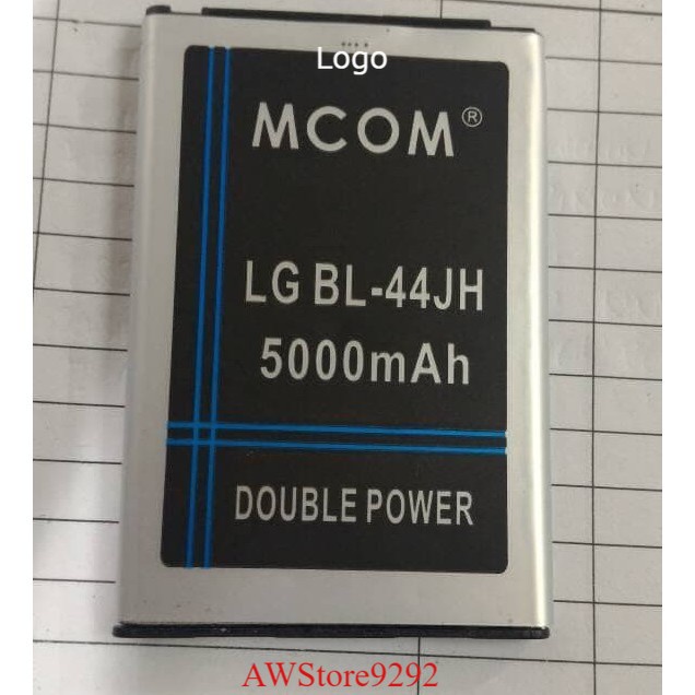 Mcom Battery Batre Baterai Double Power Mcom LG BL44JH P705 Optimus L5 P700