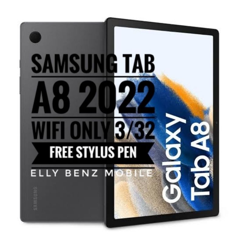 Samsung Galaxy Tab A8 2022 WIFI ONLY 3GB/32GB New SM-X200 Garansi Resmi Samsung Indonesia SEIN