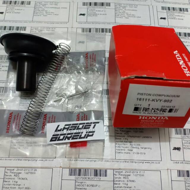 VAKUM VACUM PAKUM SET ASSY HONDA-KVB-BEAT  VARIO SCOOPY SPACY  FINO -  KARBURATOR OLD LAMA 110 - ORI
