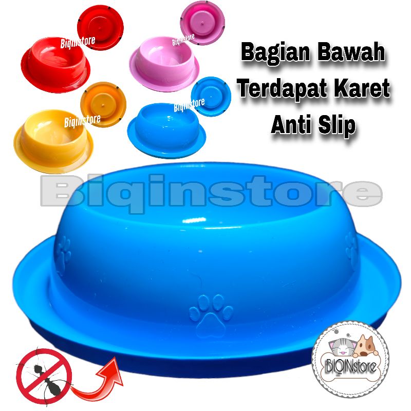 tempat makan motif Paw timbul kucing anjing anti semut pet bowl