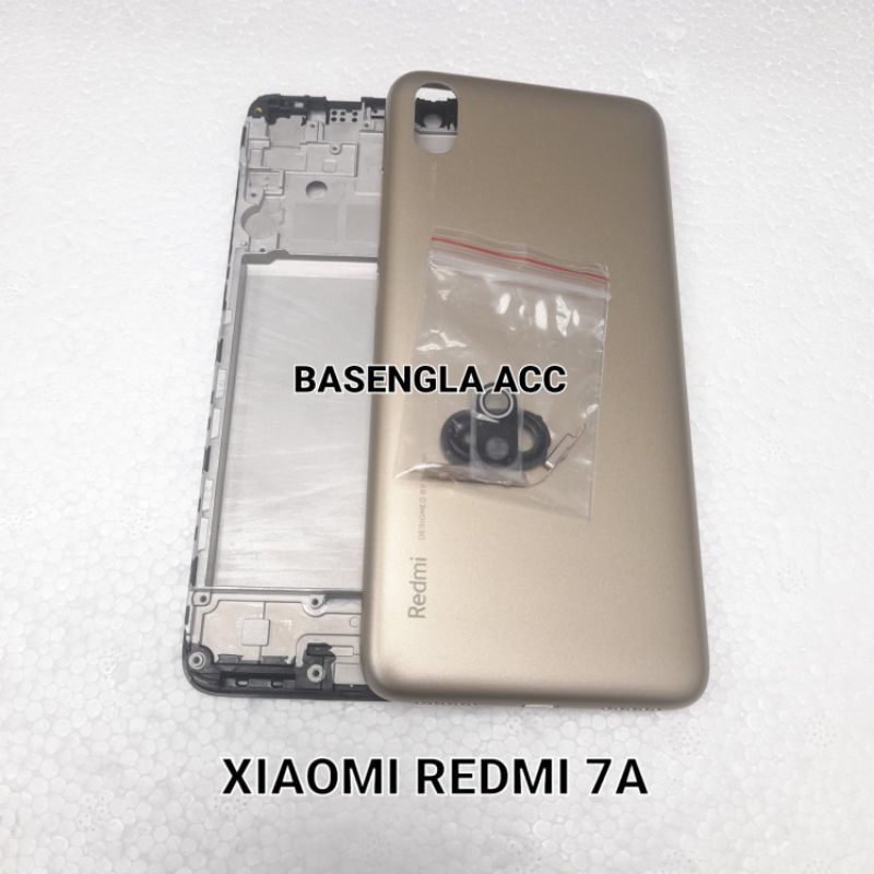 Frame+Backdoor Kesing Casing Housing Fullset Xiaomi Redmi 7A Original