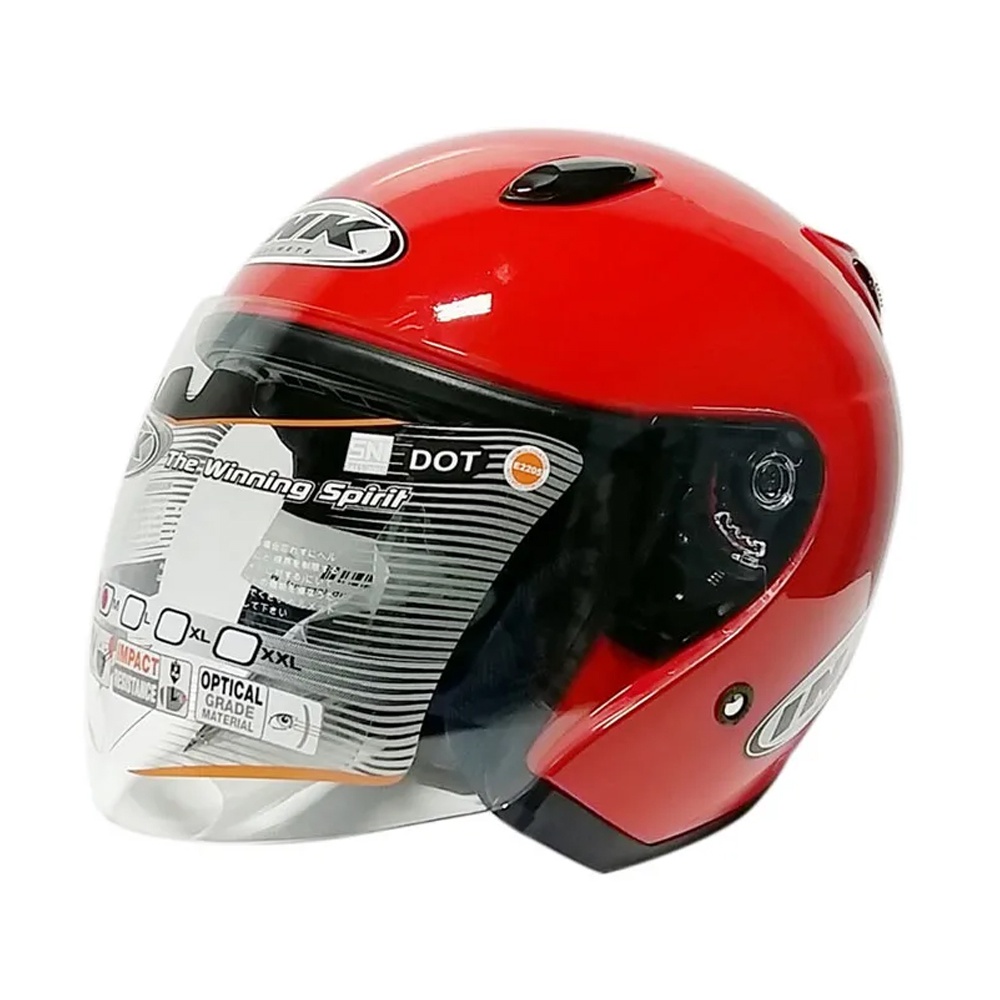 Helm Ink Centro Jet Solid - Fire Red-1
