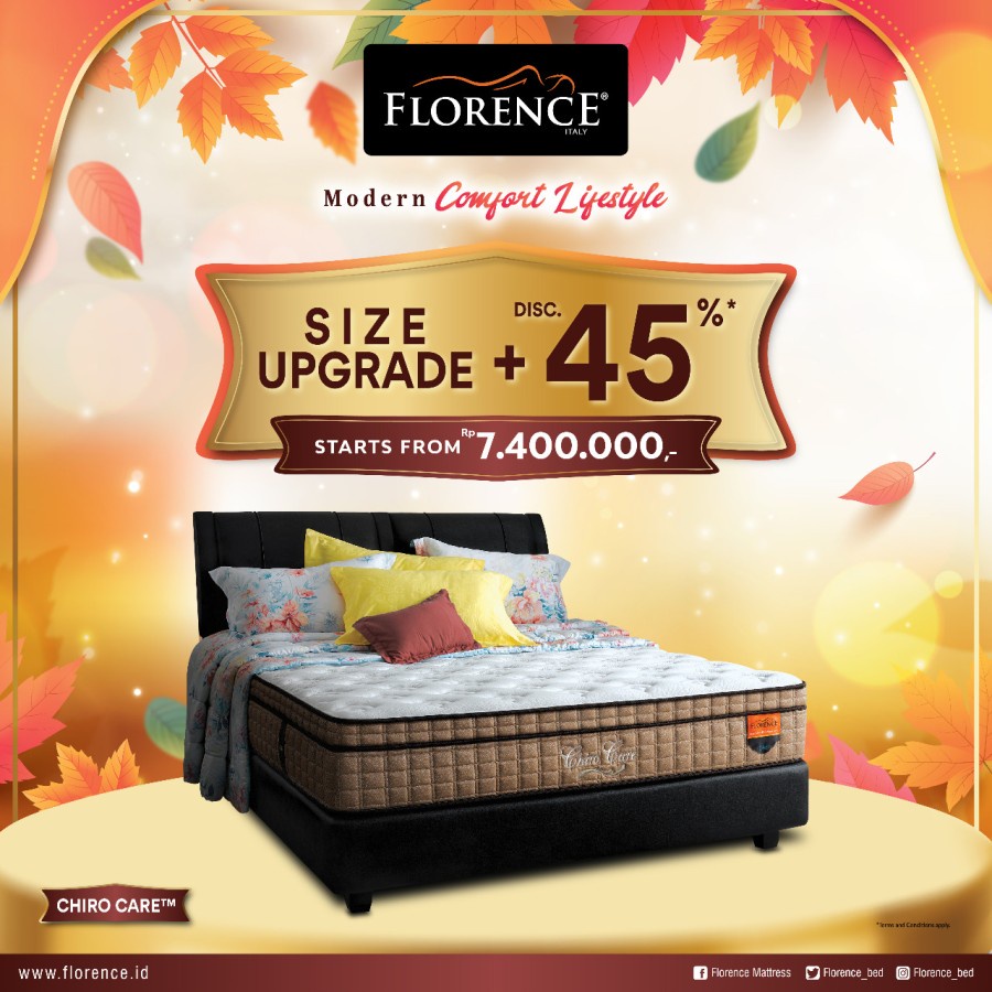 SPRINGBED FLORENCE 160 X 200 CHIRO CARE FIRM LATEX