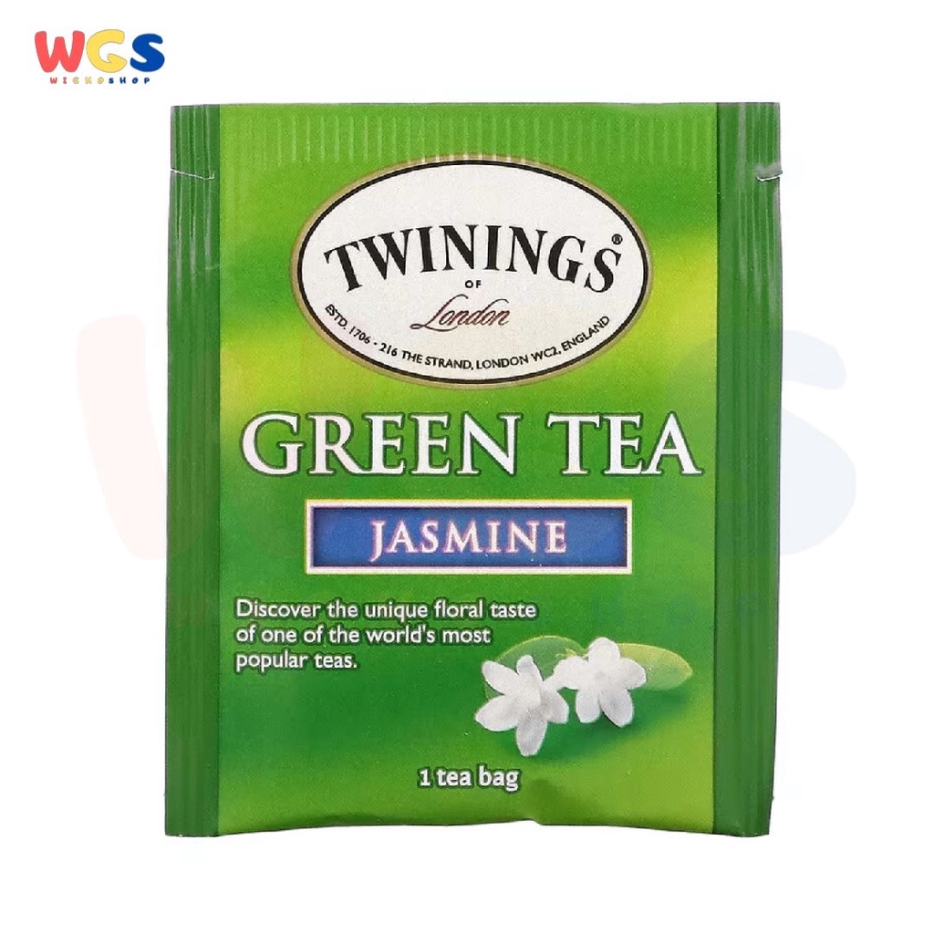 Twinings of London Green Tea Jasmine Unique Floral Taste 25s x 2g