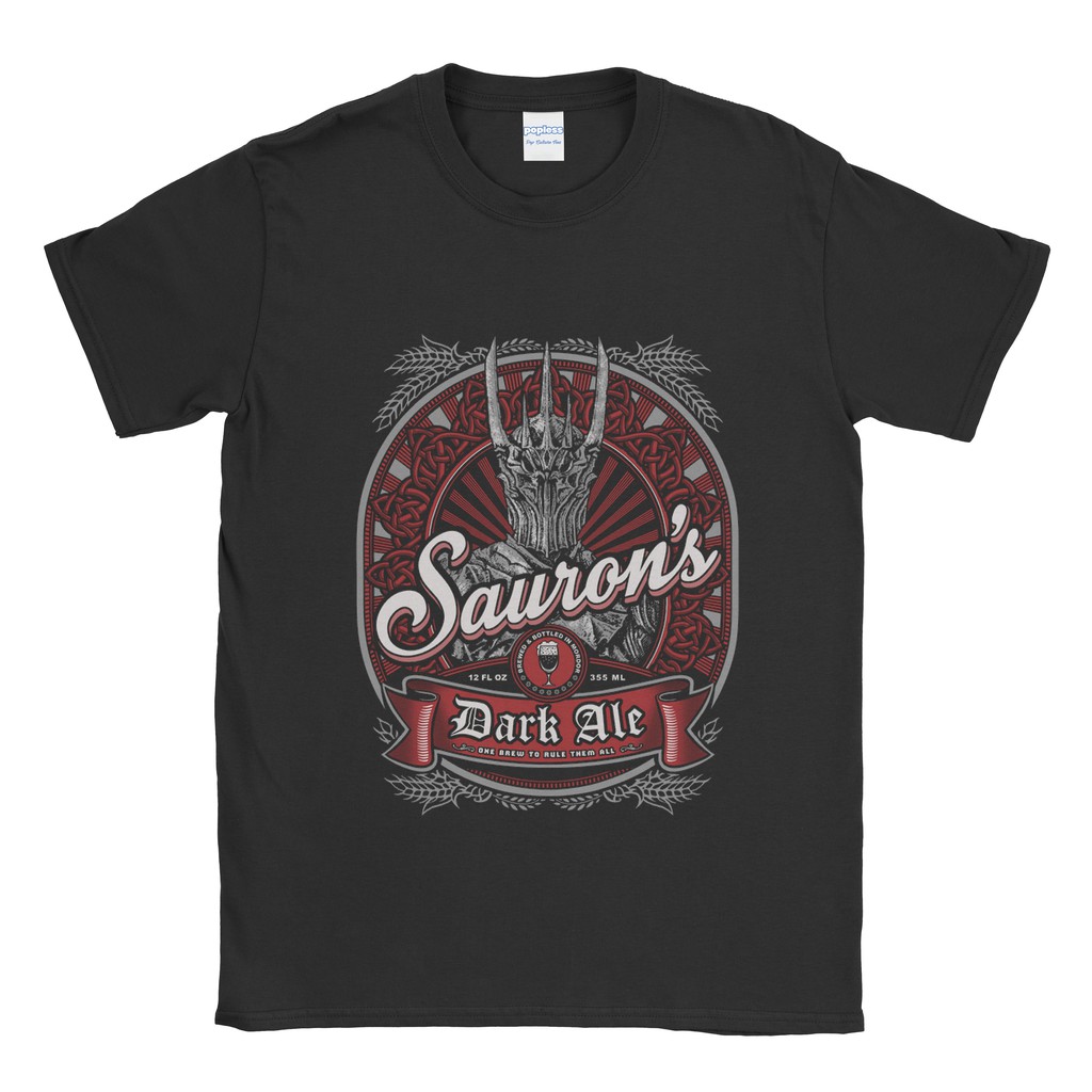 Baju Kaos Tshirt Lord Of The Rings Saurons Dark Ale