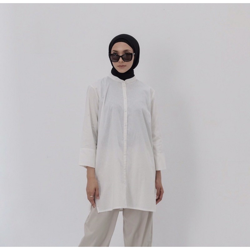 Esme tunic (white) Daissy.id