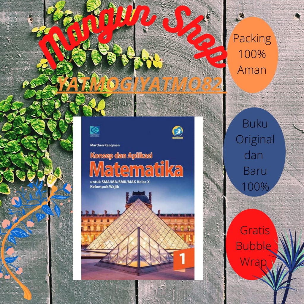 Buku matematika SMA Kelas X.10 K13 Revisi WAJIB ( Grafindo)