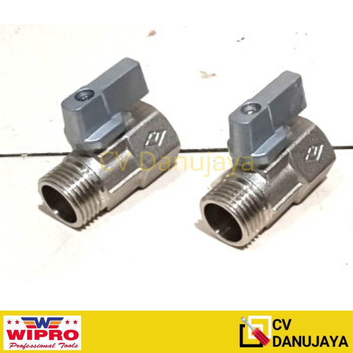 STOP KRAN Keran MINI BALL VALVE 1/2" FM FULL KUNINGAN SAILING WN5311S