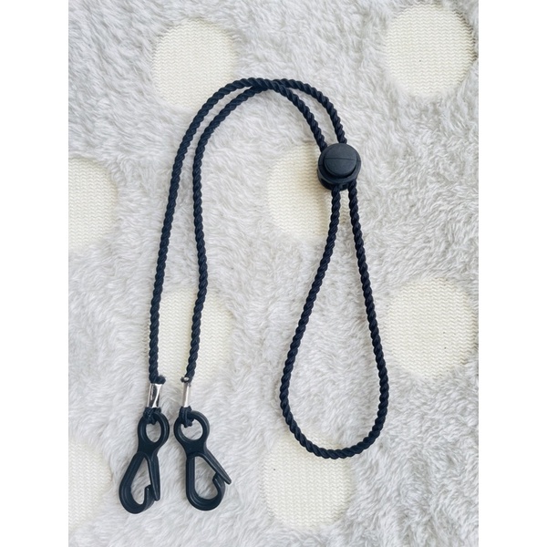 Strap Masker  Tali Elastis Konektor Headloop Tali Masker Kalung Masker tali gelombang polos