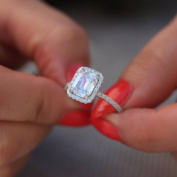 perak asli 925 cincin Wanita Fashion Perhiasan Kepribadian Sederhana CCB71