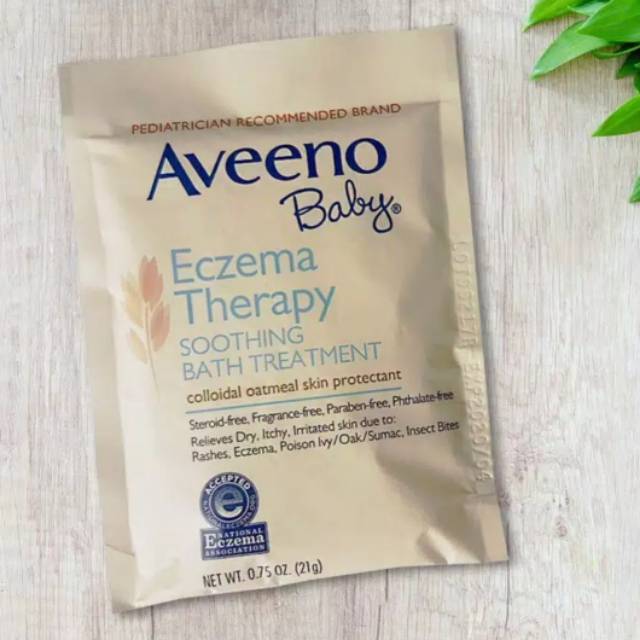 Aveeno Baby Eczema Therapy Soothing Bath Treatment 21gr