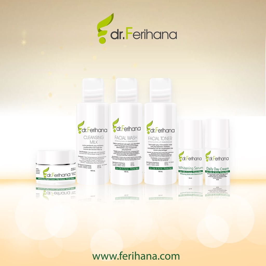 PAKET PERAWATAN KECANTIKAN  GFF Oily & Acne Prone Skin dr. Ferihana