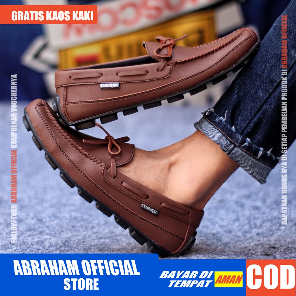 ABRAHAM Sepatu Casual Slip On Kerja Pria