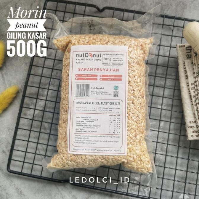 

MORIN KACANG SANGRAI CINCANG KASAR | DICED PEANUT UTK NOUGAT 500 GRAM TERLARIS TERPERCAYA ORIGINAL