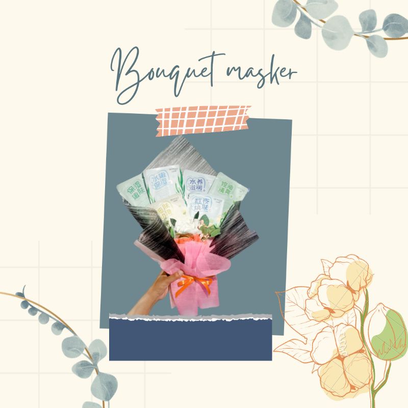 bouquet masker/buket masker wajah