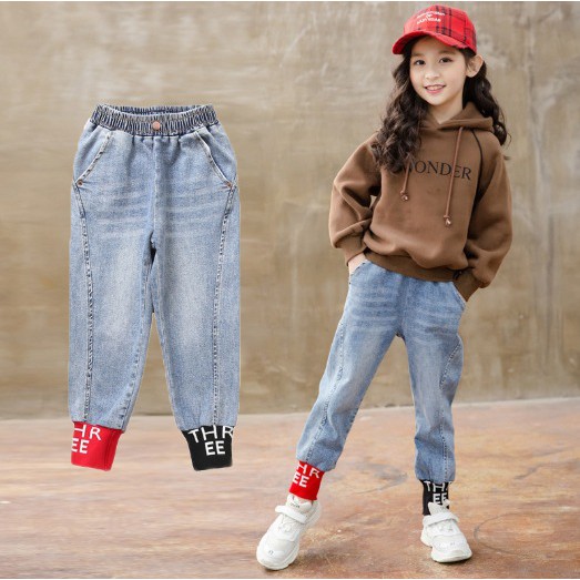 [Brandedbaby] JEANS ANAK JOGGER UNISEX (BISA UNTUK CEWEK DAN COWOK)