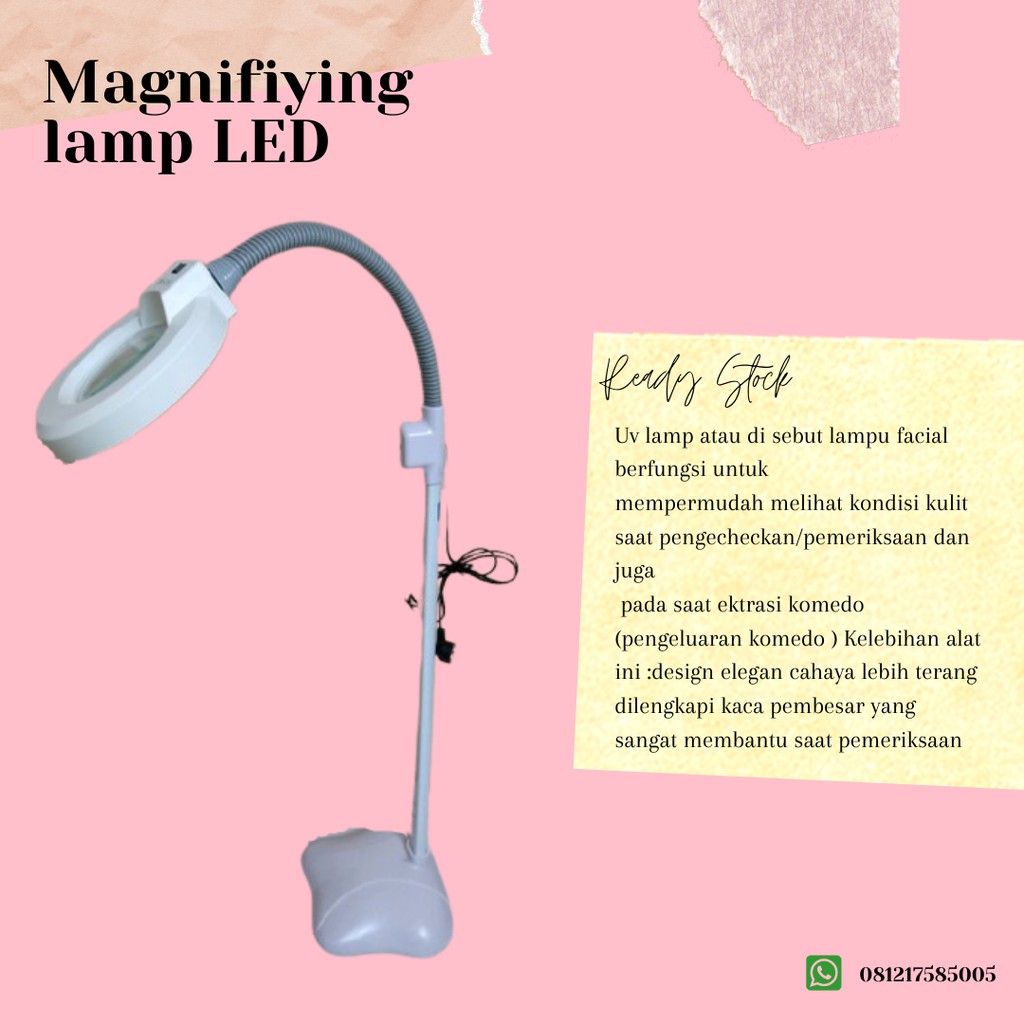 MAGNIFAYING LAMP LED LAMPU FACIAL LAMPU SALON LAMPU KELINIK KECANTIKAN