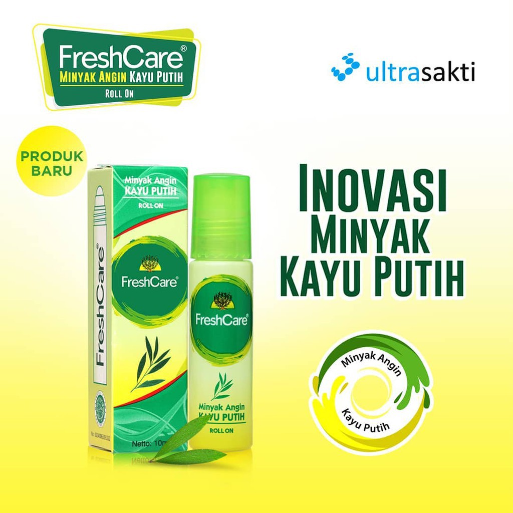 FRESH CARE MINYK ANGIN KAYU PUTIH ROLL ON 10ML MINYAK ANGIN ANEKA VARIANT EXP 2023-11