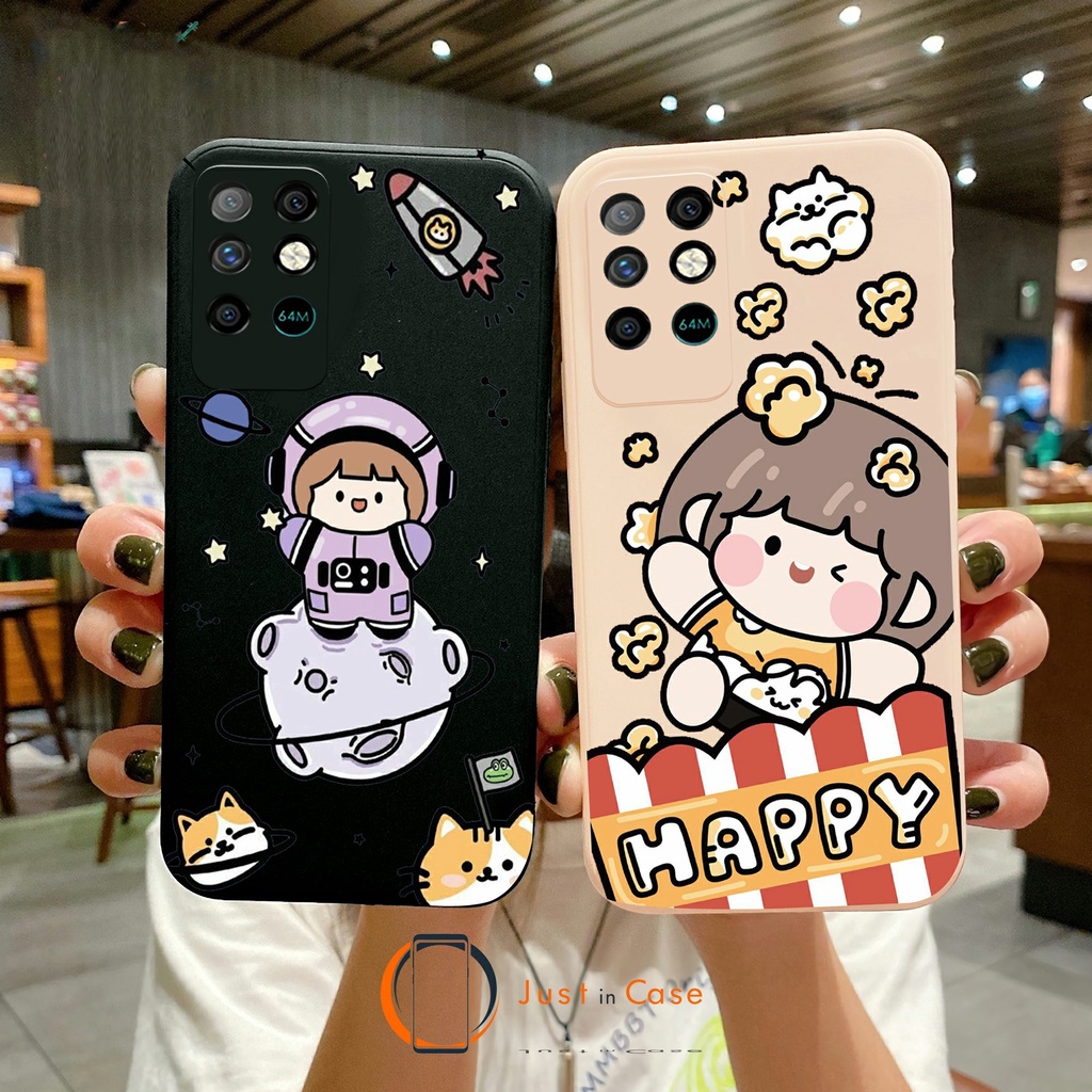 Softcase Macaron Roro Jump TPU (UV06) Infinix Note 8 11 HOT 11 11S 11 PLAY 10 10 PLAY 10S 9 9 PLAY 8 SMART 4 SMART 5 6 CUTE LUCU