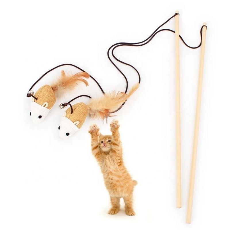 Pusat Grosir Mainan Kucing Murah Stick Tikus Lonceng VRWmVKzu7QmxE38