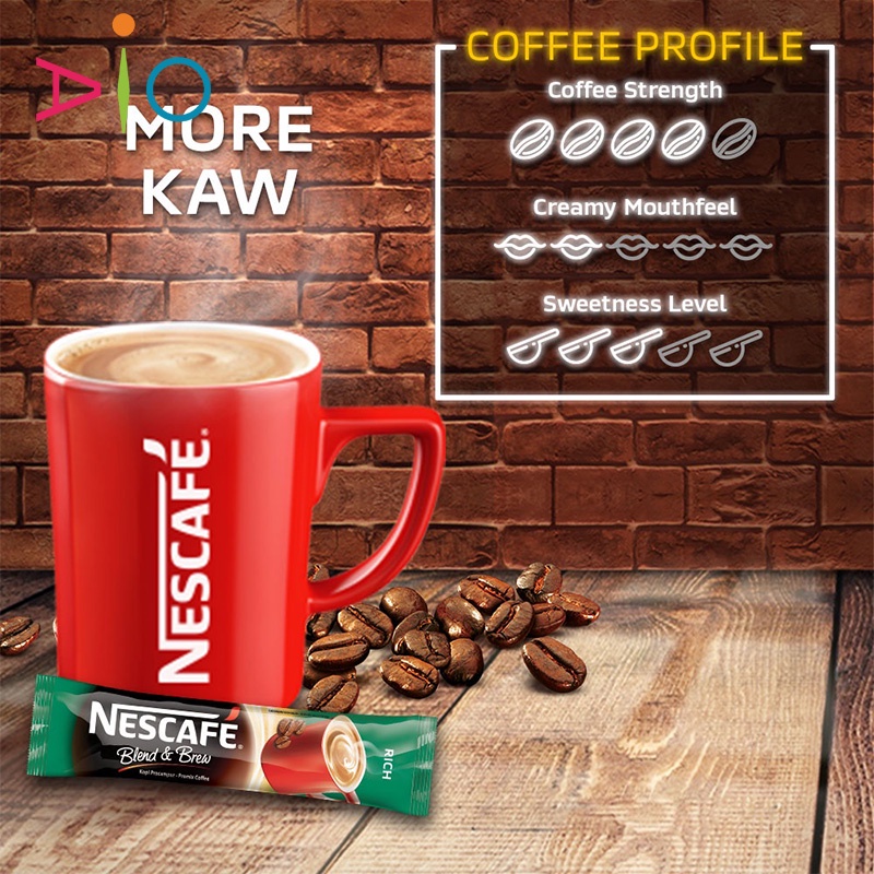 Nescafe Blend &amp; Brew Rich / Mild Malaysia