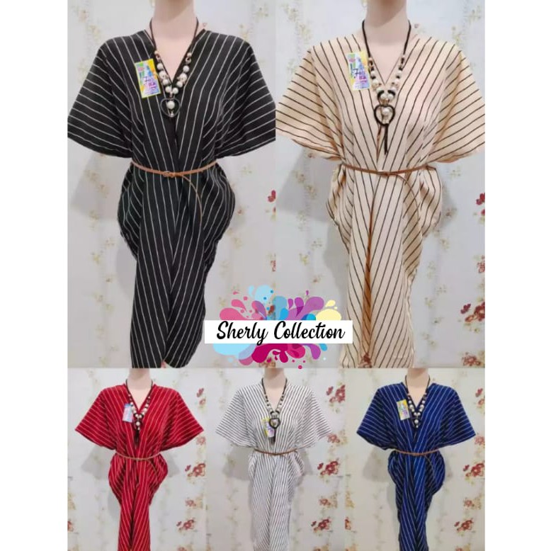 Tunik Kaftan Terbaru/Tunik Kaftan Salur/Tunik Wanita Kekinian/Ootd Kekinian 2021