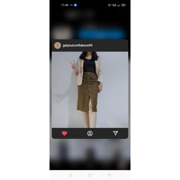 rok kancing + cn airwalk