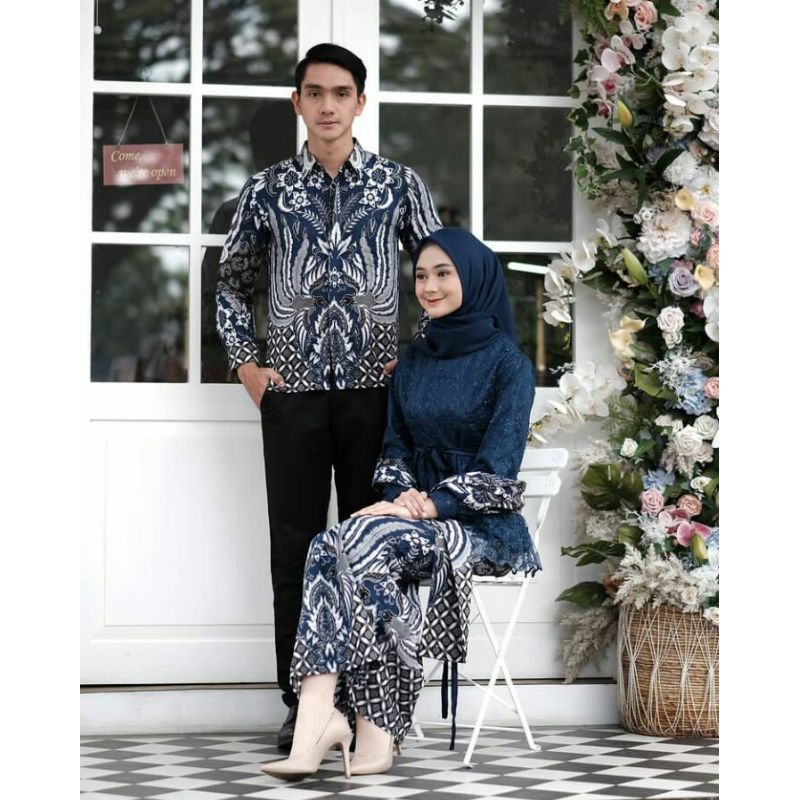 BAJU LAMARAN / COUPLE BATIK / BAJU COUPLE KONDANGAN / BAJU PRIWEDING / BAJU COUPLE LAMARAN / KEBAYA