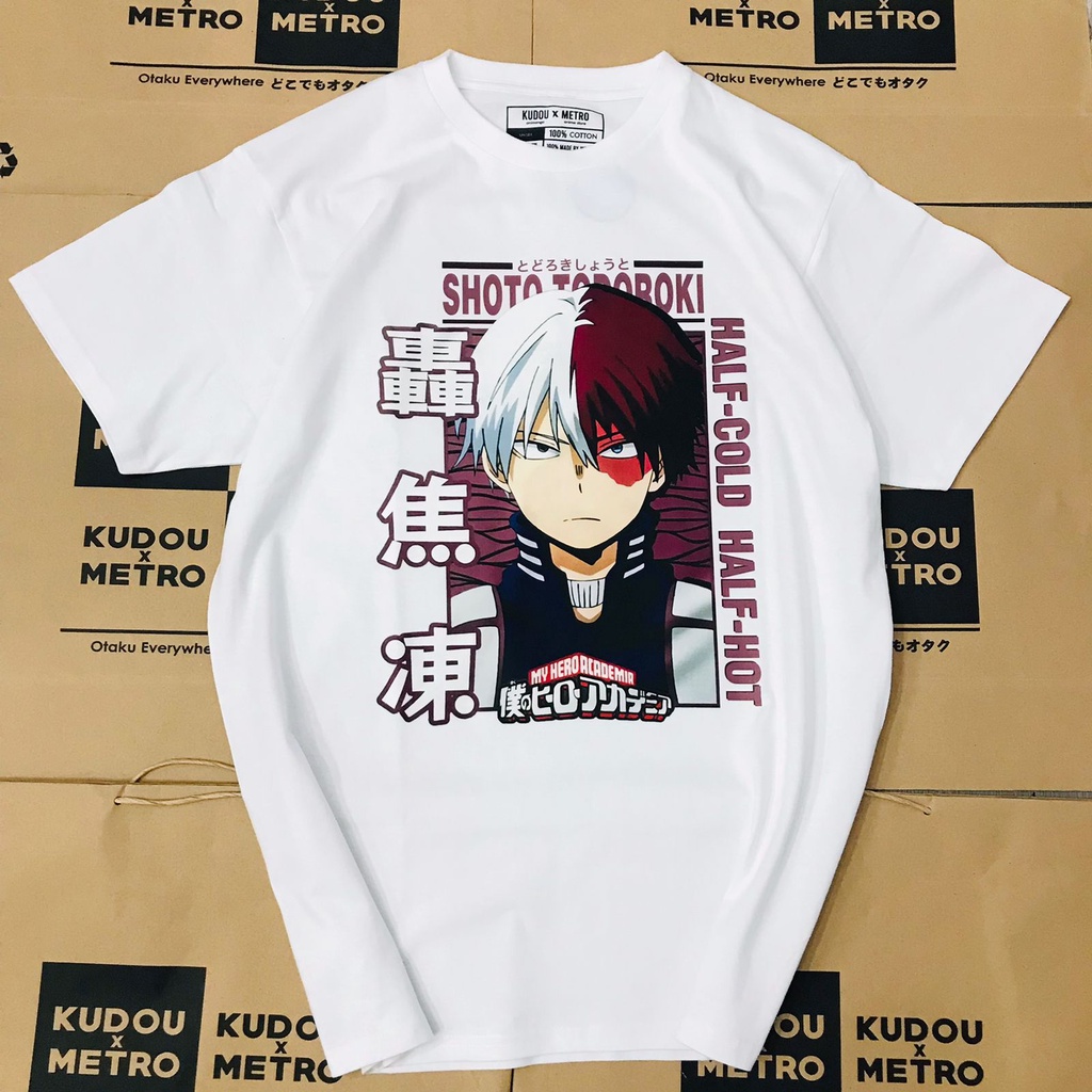 Tshirt Todoroki Shoto Classic Anime Manga Boku  No Hero Academia BNHA Premium Unisex