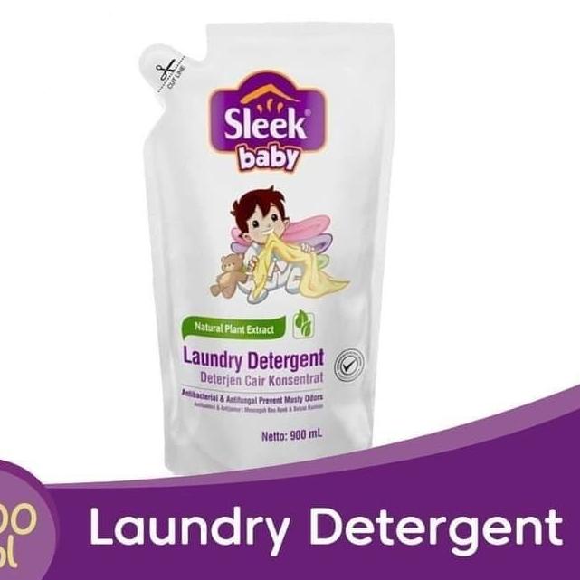 Sleek baby laundry detergent 900ml refill 900 ml slek sabun cuci baju