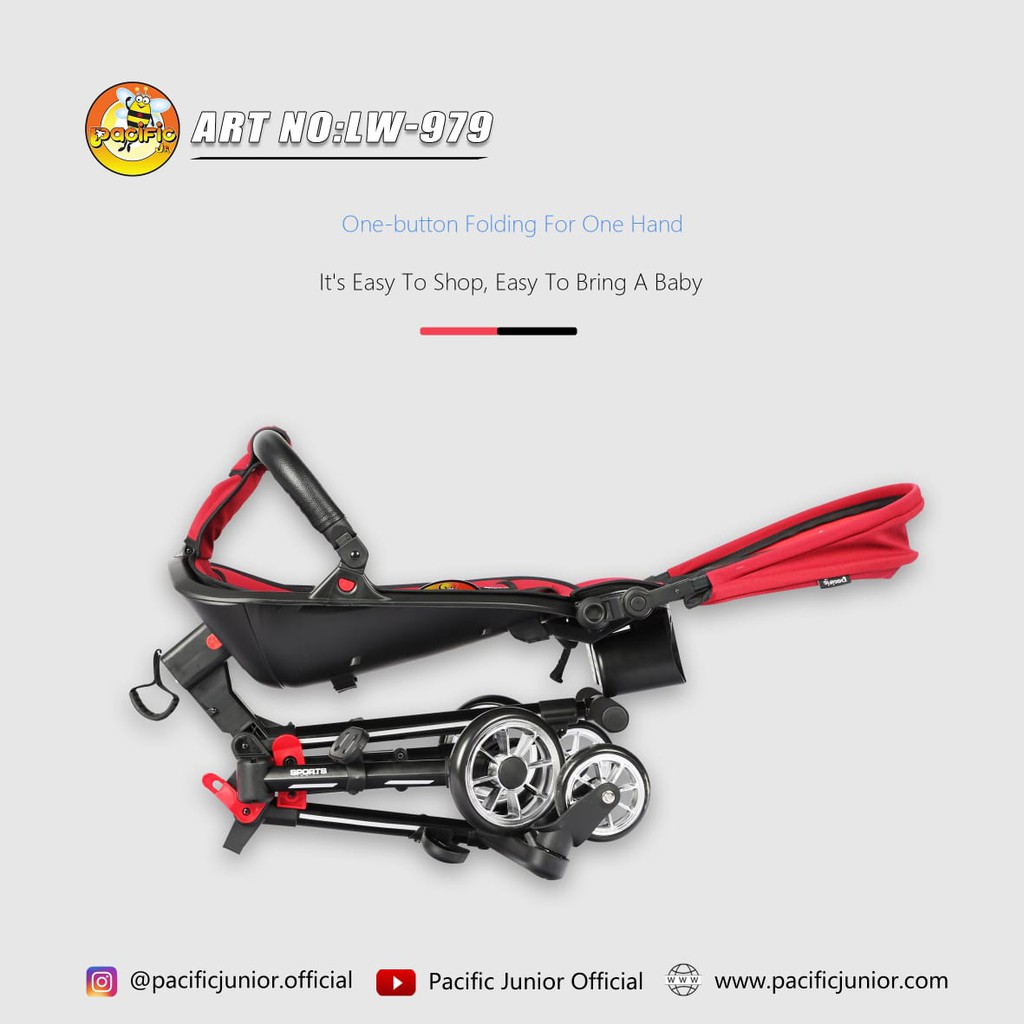 Kereta dorong anak bayi pacific LW 979 989 999-1 baby stroller bisa dilipat cabin size LW979 LW989 LW999-1 LW120 LW 120 LW121 LW 121 LW126 LW 126 LW131 LW 131 LW132 LW 132