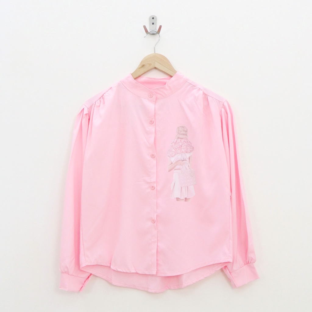 Rose girl hem top -Thejanclothes