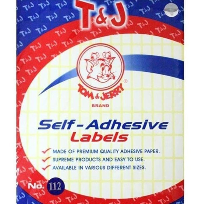 

LABEL STIKER TOM & JERRY NO.112