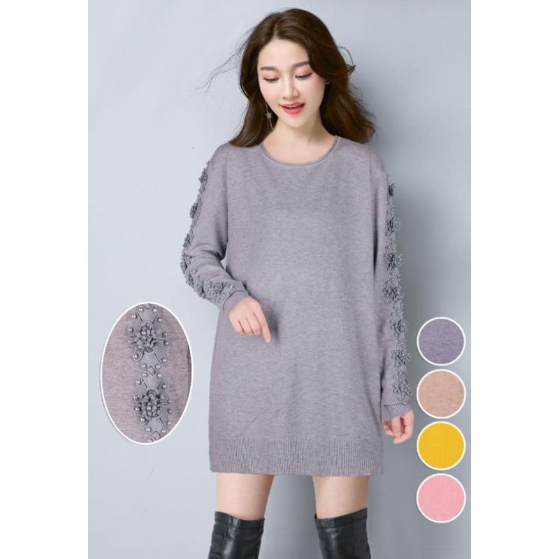 Atasan Rajut Pinkdose Import Renda Tangan