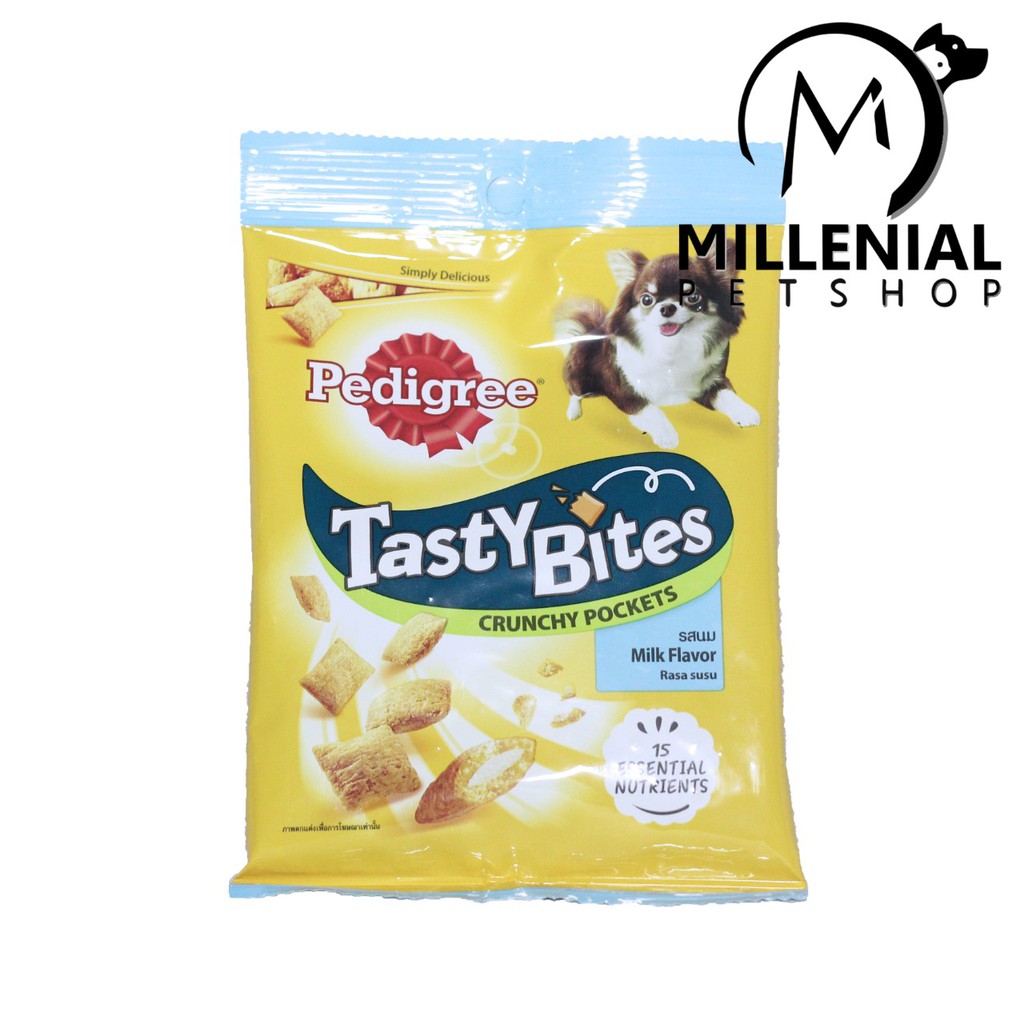 Makanan anjing Pedigree Tasty bites Snack Cemilan Dog dry food 60 gr