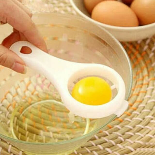 Alat Pemisah Telur telor Alat kuning telur Egg White Separator Pemisah Kuning Putih Telur Praktis dapur