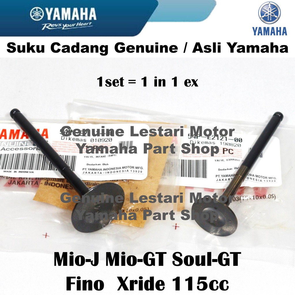 Klep Payung Klep Fino Xride MioGT Mioj SoulGT 115cc Asli Yamaha Surabaya