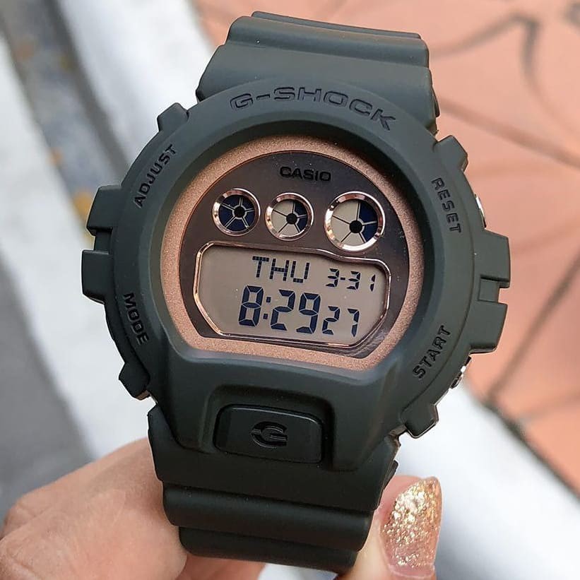 JAM TANGAN WANITA - WOMAN - CEWEK CASIO G-SHOCK GMD-S6900MC-1DR NEW ORIGINAL CANTIK