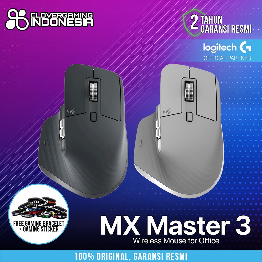 Logitech MX Master 3 Wireless Bluetooth Mouse MX Master3