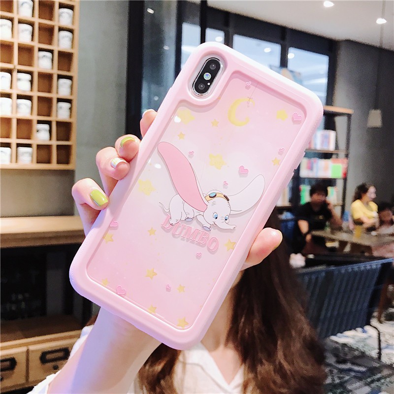 Casing iPhone Gajah Terbang Dumbo iPhone 7plus 6 splus Case iPhone8plus Case Kartun iPhone 6 6 s 7 8 Plus X XS 11 Pro Max ProMax Pelindung Mobile cover