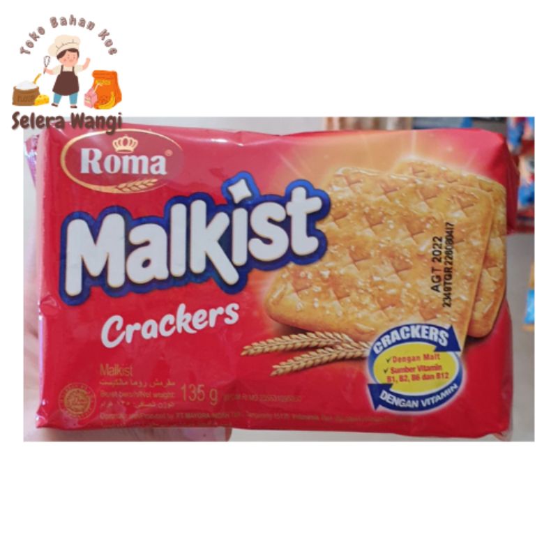 

ROMA MALKIST CRACKERS (biskuit gula) 135 gr