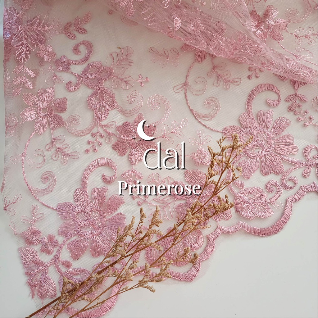 Sampel Handfeel Kain Brukat Ukuran 15 cm