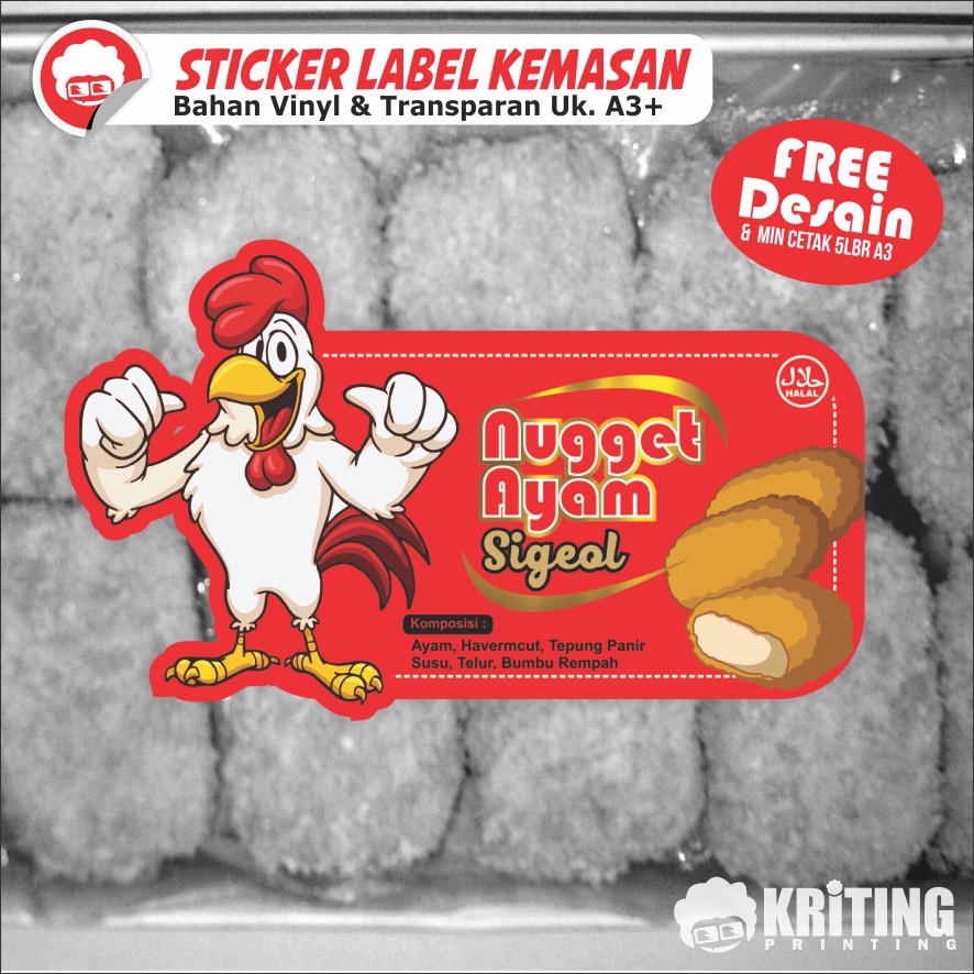 

Cetak Sticker Vinyl & Transparan (DESAIN GRATIS)