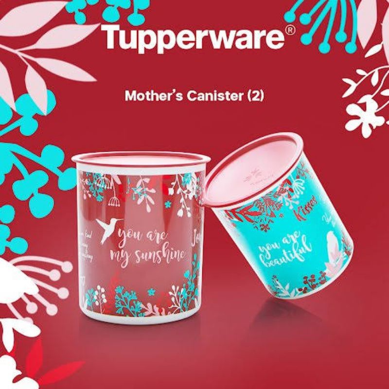 PROMO Tuperware 2pcs Mother Canister set toples